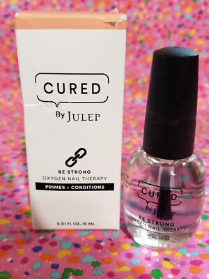 CURED by JULEP Clear  Nail Treatment 0.51 oz Brightens + Tints NIB
