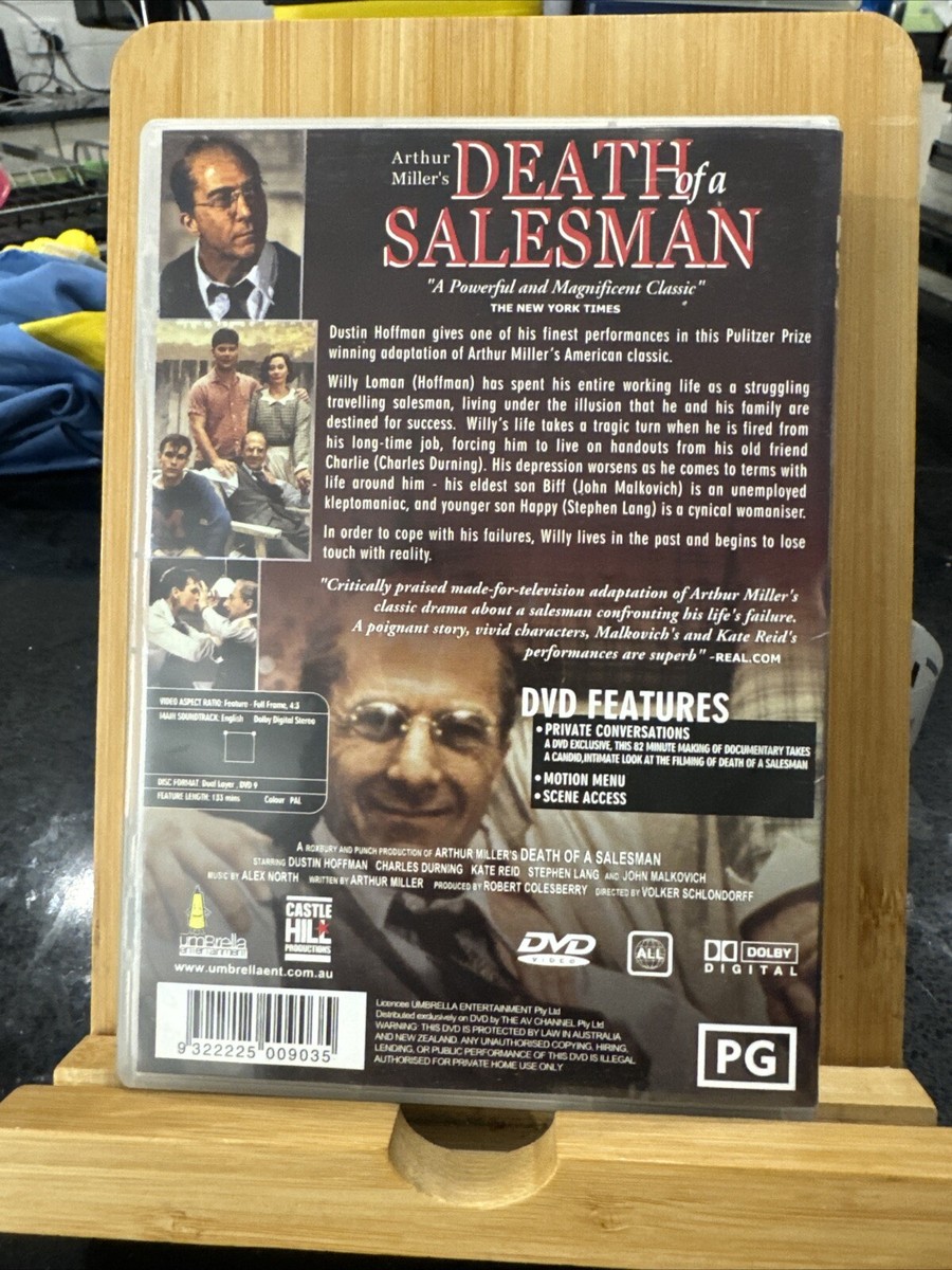 Death of a Salesman - Region All DVD - Dustin Hoffman - John