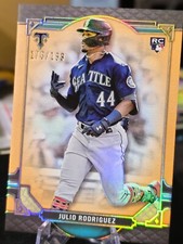 2022 Topps Triple Threads Amber Orange Julio Rodriguez RC #178/199 SP 🔥 