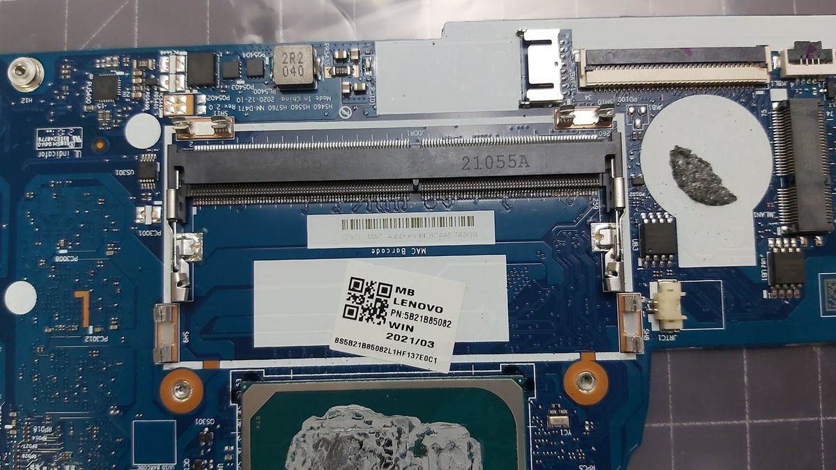Carte Mère Lenovo NM-D471 Pour Intel I3-1115G4 - Pour Pièces, Ne S'allume Plus