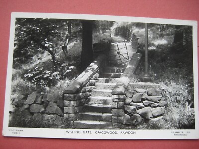 LEEDS....RAWDON...WISHING GATE...CRAGG WOOD....RP BY LILYWHITE...1961