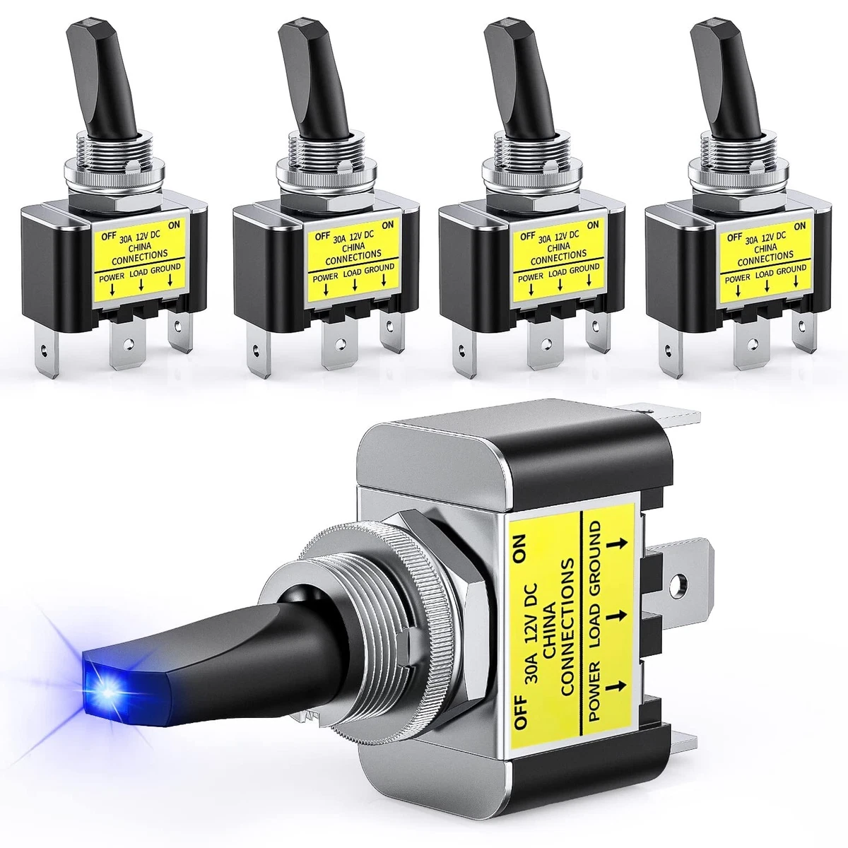 Lighted 2024 toggle switch