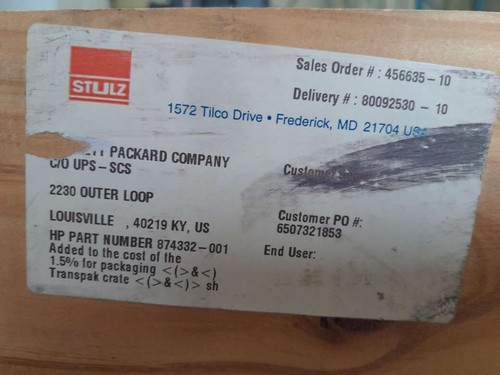 HP Kreiselbronze 193050 189688 Schottische Pumpe + Motor 36G687S040G1 874332-001 - Afbeelding 6 van 10