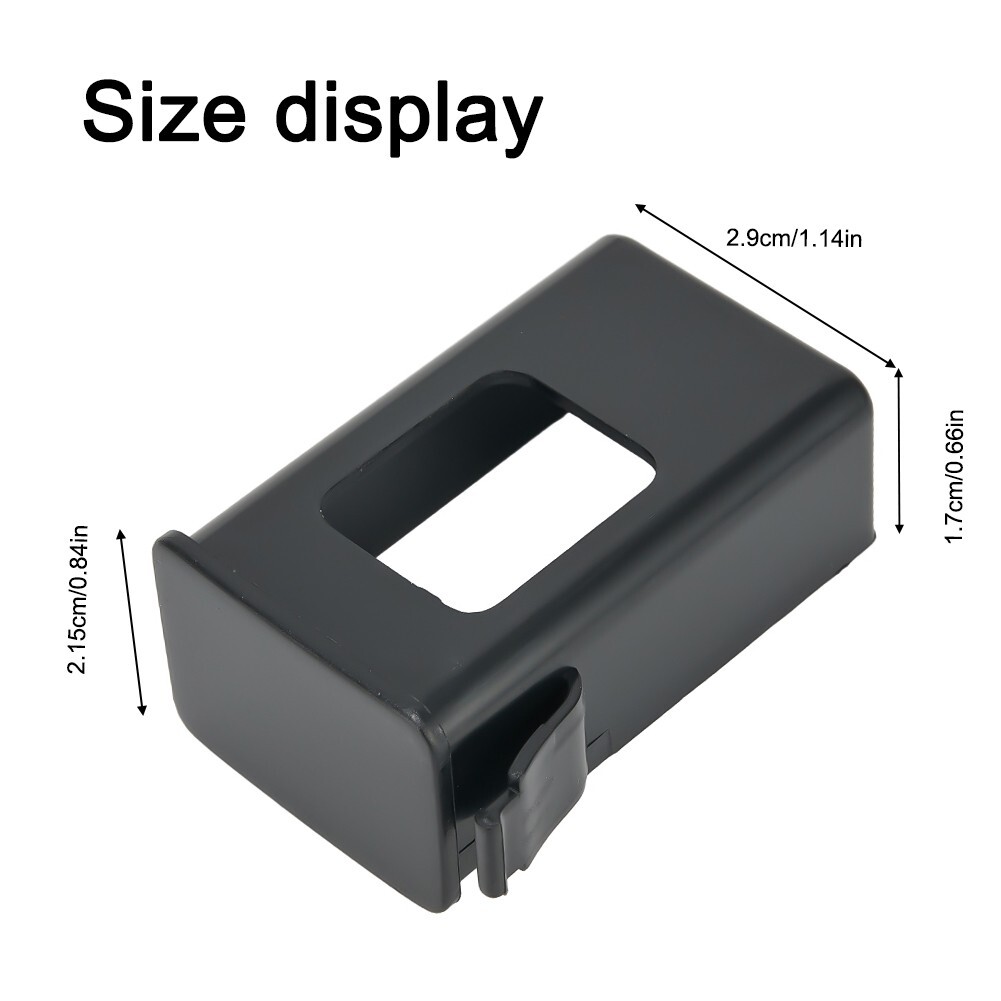 High Quality Battery Holder Box 9V Basses Black Compartment Components