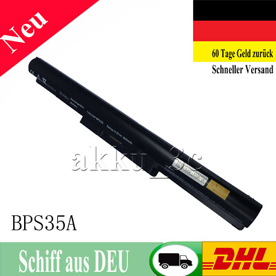 für Sony Vaio SVF 152 C29M Fit 15E Battery Akku VGP-BPS35 VGP-BPS35A Batteria