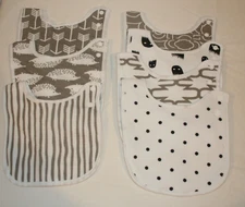 Gelisite 21 Pack (3 Pk of 7) Baby Infant Absorbent Bibs - Drooling Teething NEW