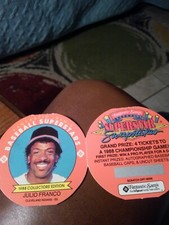JULIO FRANCO 1988 FANTASTIC SAM'S BASEBALL SUPERSTARS #10 OF 20 FREE SHIPPING