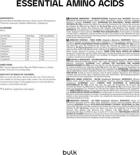 Pure Essential Amino Acids Powder, 500 G, Packaging May Vary - Picture 3 of 12