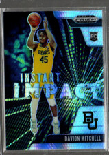 2021-22 Prizm Draft Instant Impact Prizms Hyper #11 Davion Mitchell
