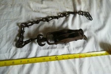 Vintage Small Double Pulley Farm Tool Lot 25-22