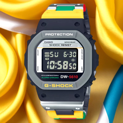 CASIO G-SHOCK DW-5610MT-1JF MixTape Multicolor Digital Men Watch