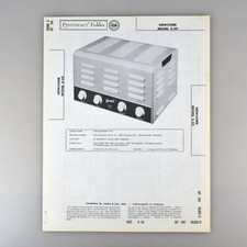 Newcomb E-50 Three Channel Audio Amplifier SAMS Photofact Manual 394-12