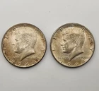 1964 & 1964 D Kennedy Half Dollar Lot Of 2 90% Silver Circulated