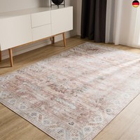 Benuta Basic Waschbarer Teppich George - Rosa 80X150 Cm - Kunstfaser -