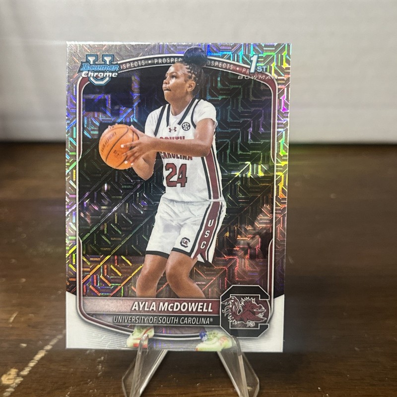 2025-26 Bowman Chrome Ayla McDowell Mojo Refractor #BCP-84 Gamecocks