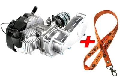 Nitro Motors Dirtbike Motor 49cc 2T Getriebe Vergaser Alu Easy Starter Quad
