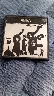 ABBA Mirror Badge Vintage /Retro ( Abba The Movie/Album Pose ) Very rare