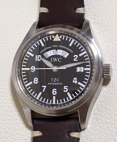 IWC Pilot Watch UTC GMT Ref. 3251-002 Black Waterproof