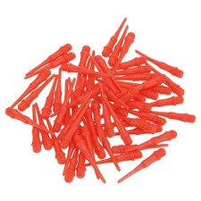 60Pcs 2BA Thread Plastic Soft Dart Tips Replacement Dart Accessories, Red