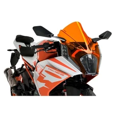 PUIG Z-RACING SCREEN FIT ON KTM RC125 22-24 ORANGE
