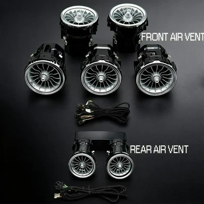 256 Colors NEW Air Vent Ambient Light For Mercedes Benz C W205 X253 C300 C43 C63 - Image 1 of 4