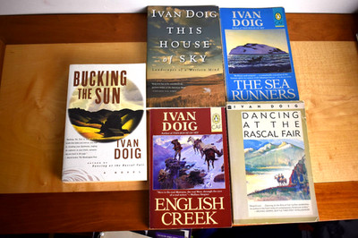 5 IVAN DOIG Novels  Sea Runner's Bucking t/ Sun English Creek Rascal Fair...