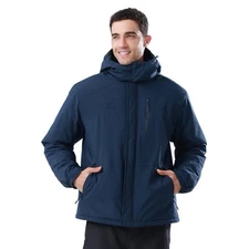 Men's Winter Ski Jacket Waterproof Snow Coat Snowboard Fleece Lining Warm Jacket