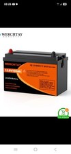12.8V 100Ah Lithium LiFePO4 BMS Deep Cycle Rechargeable Battery