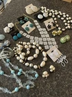 Vintage Costume Jewelry Lot Earrings Necklace Vendome West Germany Deauville Etc