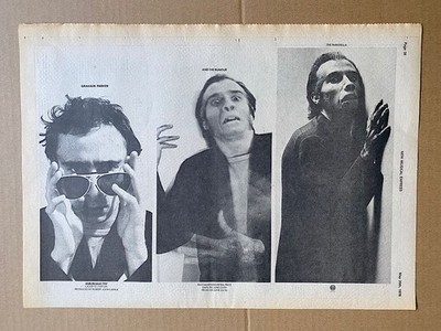 GRAHAM PARKER PARKERILLA POSTER SIZED original music press advert from 1978 - pr