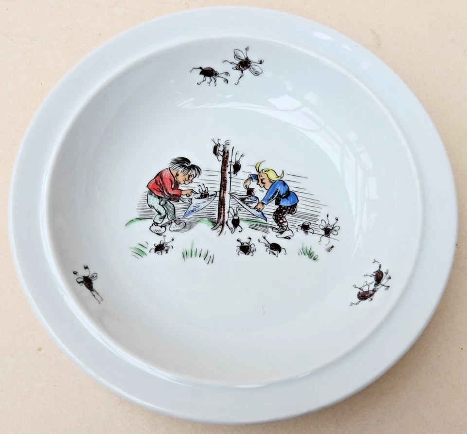 4-teiliges Kindergeschirr-Set "Max und Moritz" von Thomas Porzellan - Bild 3 von 4