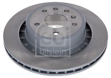 2x Febi Rear Vented Brake Discs Fits Saab 9-5 300mm