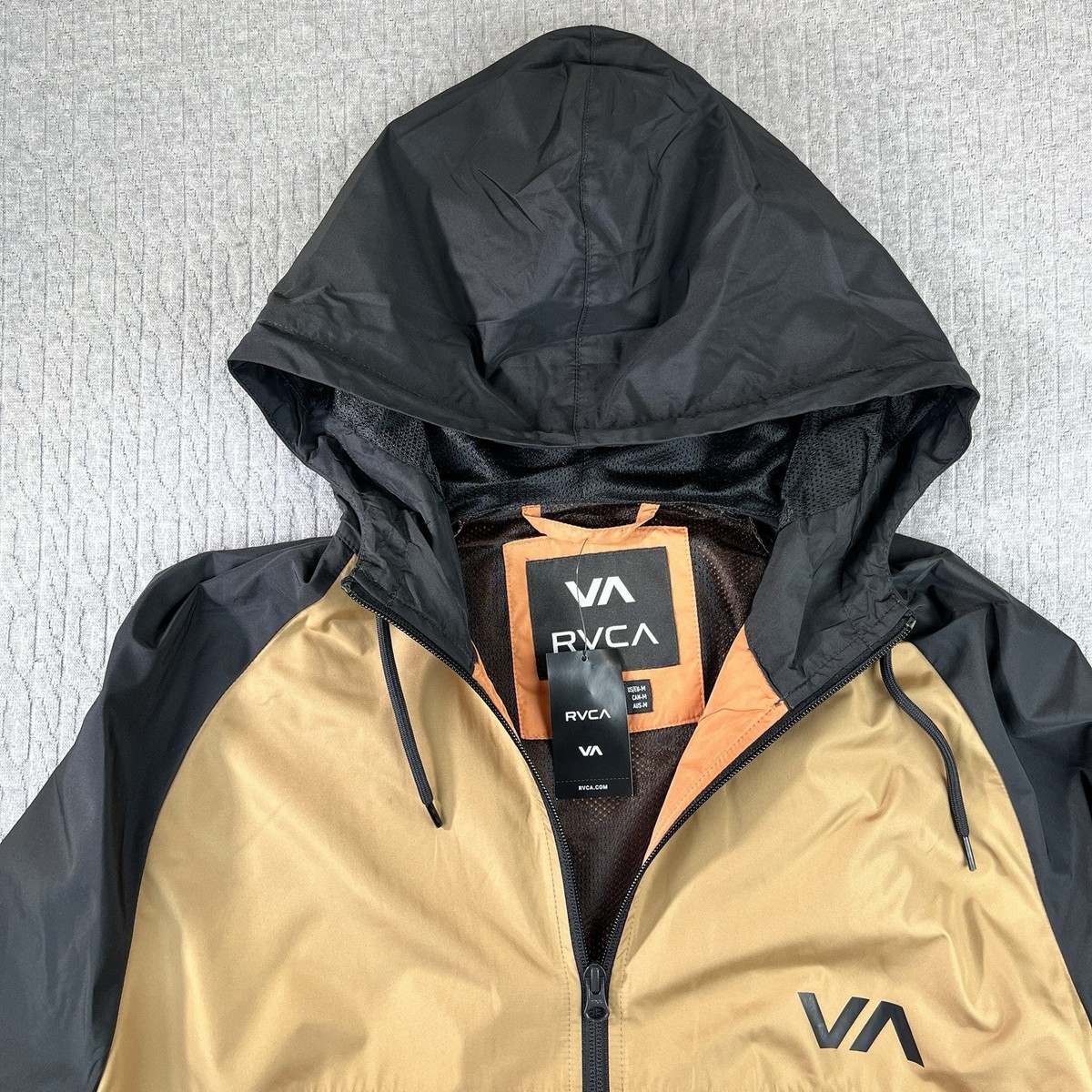 RVCA Windbreaker Hoodie Ryder Jacket Size (M) New With Tags