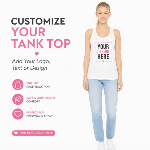 unny Custom Made Racerback Tank top Personalized Women’s Workout Summer Gift