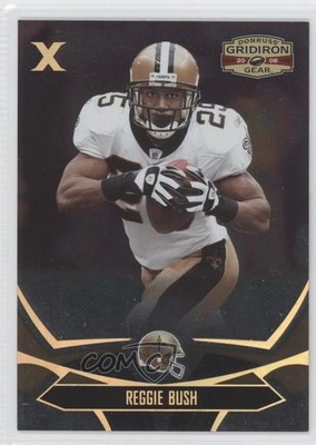 2008 Donruss Gridiron Gear Gold X's 25/100 Reggie Bush #62 0f8