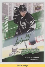 2017 Upper Deck MVP High Series Rookies Green Script Adrian Kempe #240 READ 0a1