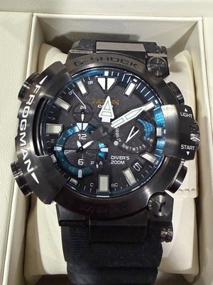 Casio G-Shock MR-G Frogman Black Rubber Strap Watch MRGBF1000R1A MINT