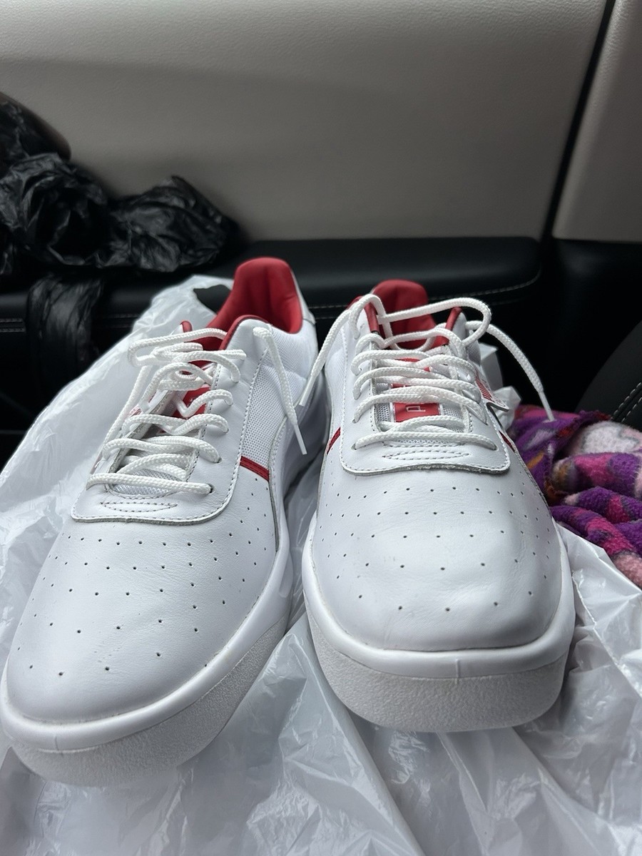 PUMA California TMC Nipsey Hussle White Red Leather Lace Up 12M | eBay