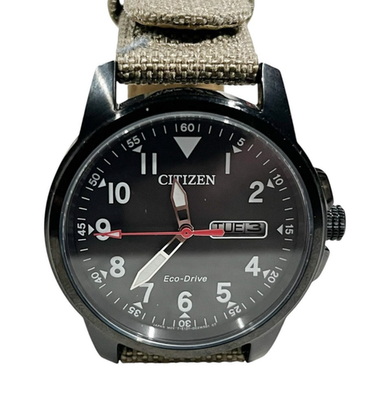CITIZEN Eco-Drive Weekender Garrison Men's Black Wrist Watch