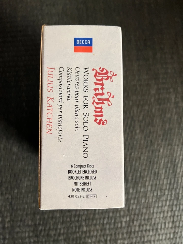 Brahms: Works for Solo Piano - Julius Katchen | CD 💿 1173 - Bild 2 von 4