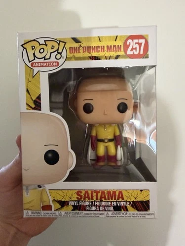 Funko Pop! Animation: One Punch Man Saitama #257 Vinyl Figure w/Protector