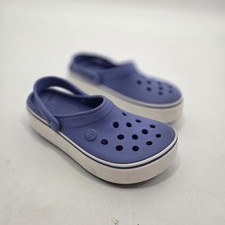Crocs Crocband II Clogs Navy Blue/White Slippers Garden Shoes Unisex SZ W7