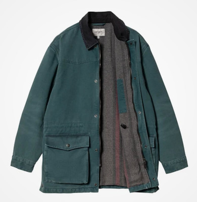 Carhartt WIP OG Santa Fe Coat I034314 Deep Lagoon/Black Stone Canvas XL