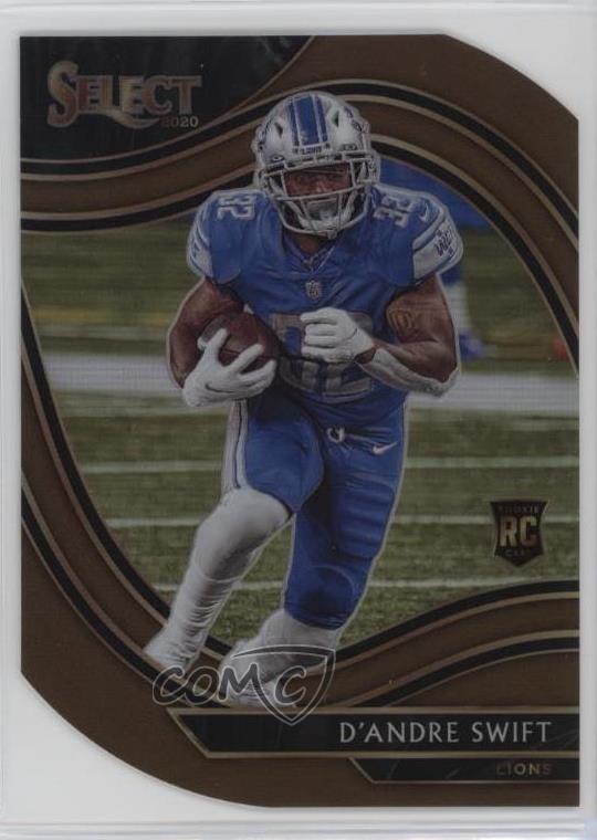 2020 Panini Select Field Level Copper Prizm Die-Cut /355 D'Andre Swift #351 2l4