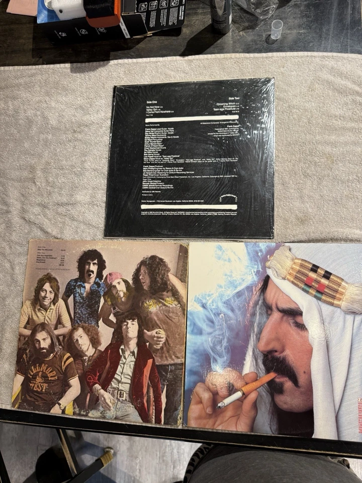 4 Lot Frank Zappa Vinyl...Must See...Free Shipping...RARE Foto 3 de 3