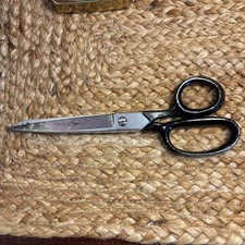 Vintage Unique by Clauss USA  8” Molybdenum Sewing Crafting Scissors No. 328