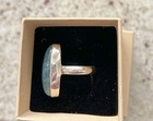 Genuine Aquamarine Oval Size 7 Ring — photo 2