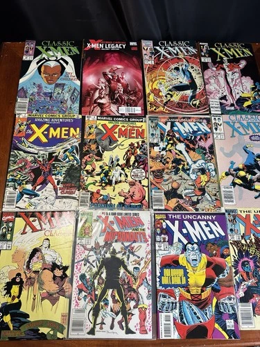 Vintage lot of 12 X-MEN MARVEL COMICS Uncanny Classic Original 70’s & 80’s