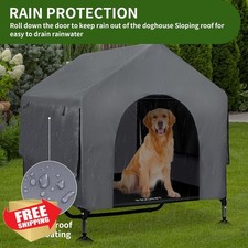 Summertrail 42" Large Dog House Outdoor Indoor Elevated Cot Tent