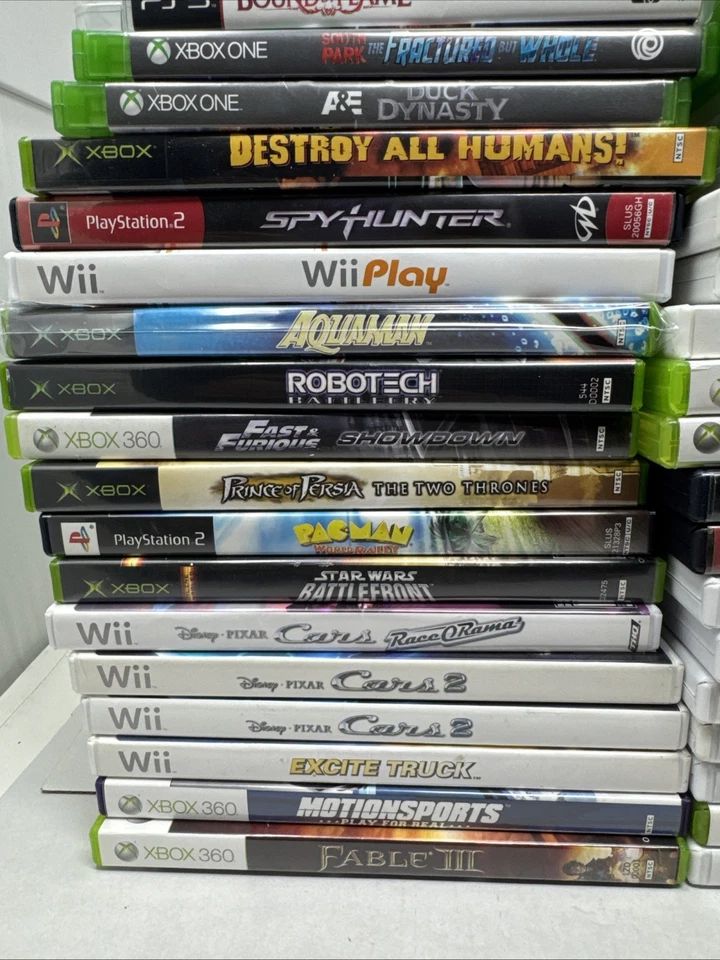 Mixed Lot of 56 Video Games – PS2 Xbox 360 Original Xbox Wii Tested & Working - Image 3 of 4